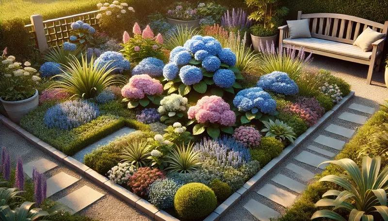 Hydrangea Accent Garden